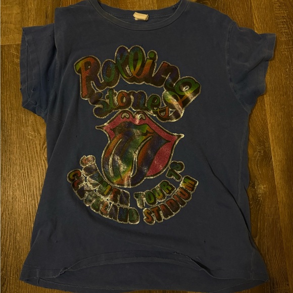 Madeworn Rolling Stones Rainbow Tee Size S ✨ - Picture 2 of 5